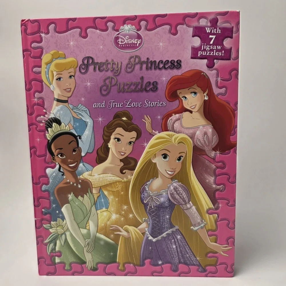 NEW Disney Princess: Pretty‎ Princess Puzzles and True Love Stories #0673